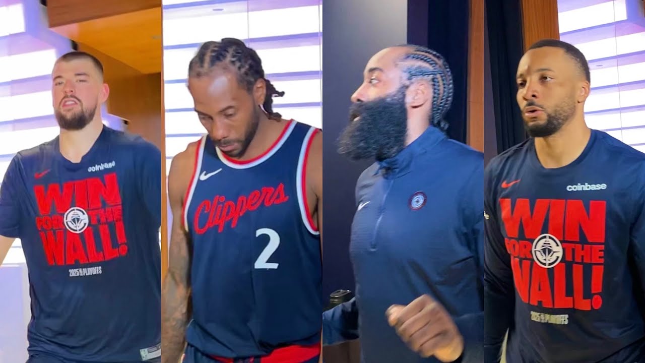Kawhi Leonard, James Harden Immediately After Clippers Win Game 3 Against Nikola Jokic, Nuggets