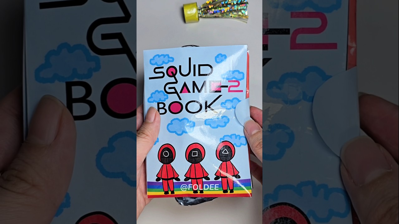 Squid Game 2 Game Book 오징어 게임2 게임북 #squidgame #gamebook #papercrafts #diy #diycrafts #asmr #오징어게임
