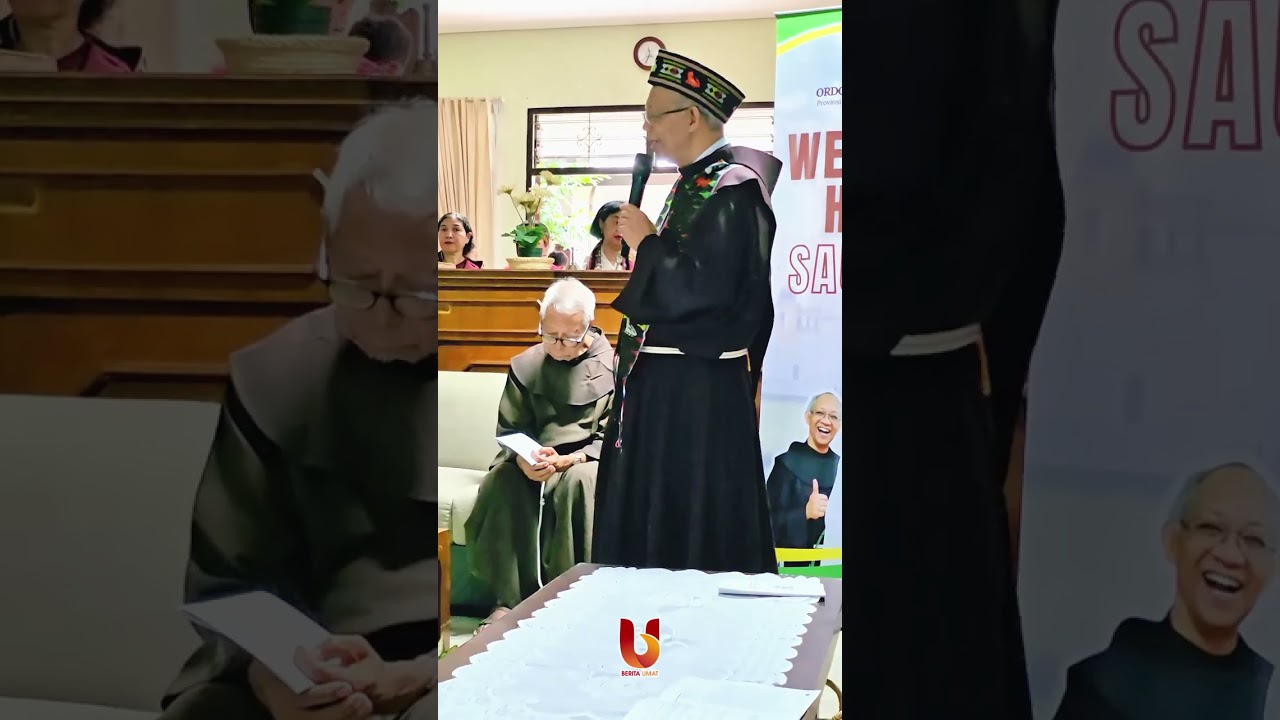 Sapaan Monsinyur Paskalis ketika pulang ke Persaudaraan OFM Indonesia.