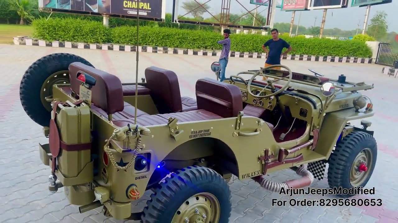 Original Look Willyz Modified | Best Modified Jeep in punjab | Dabwali City@arjunjeepsmodified9946