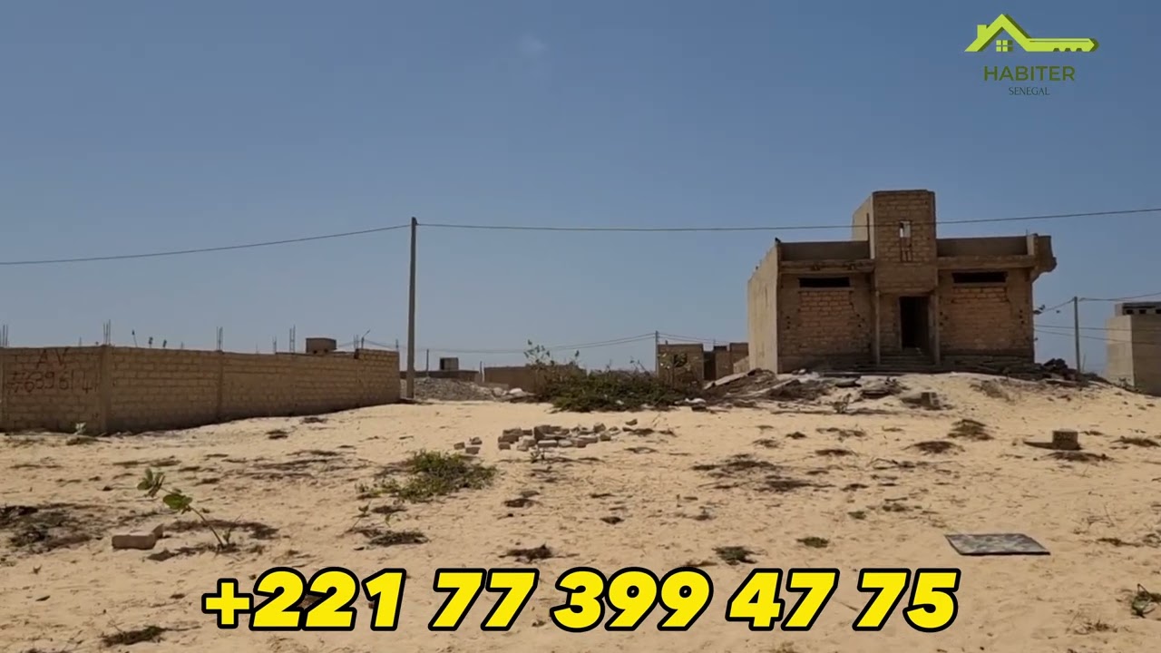TERRAIN CLOTURÉ VUE SUR LA VDN 3 À VENDRE/+221773994775