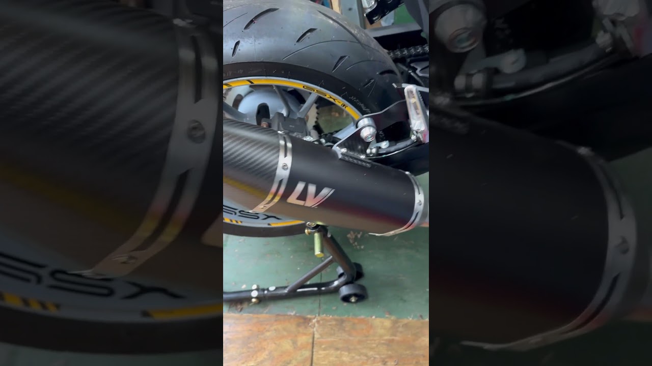 Leovince LV-14R exhaust on 2024 GSX-8R
