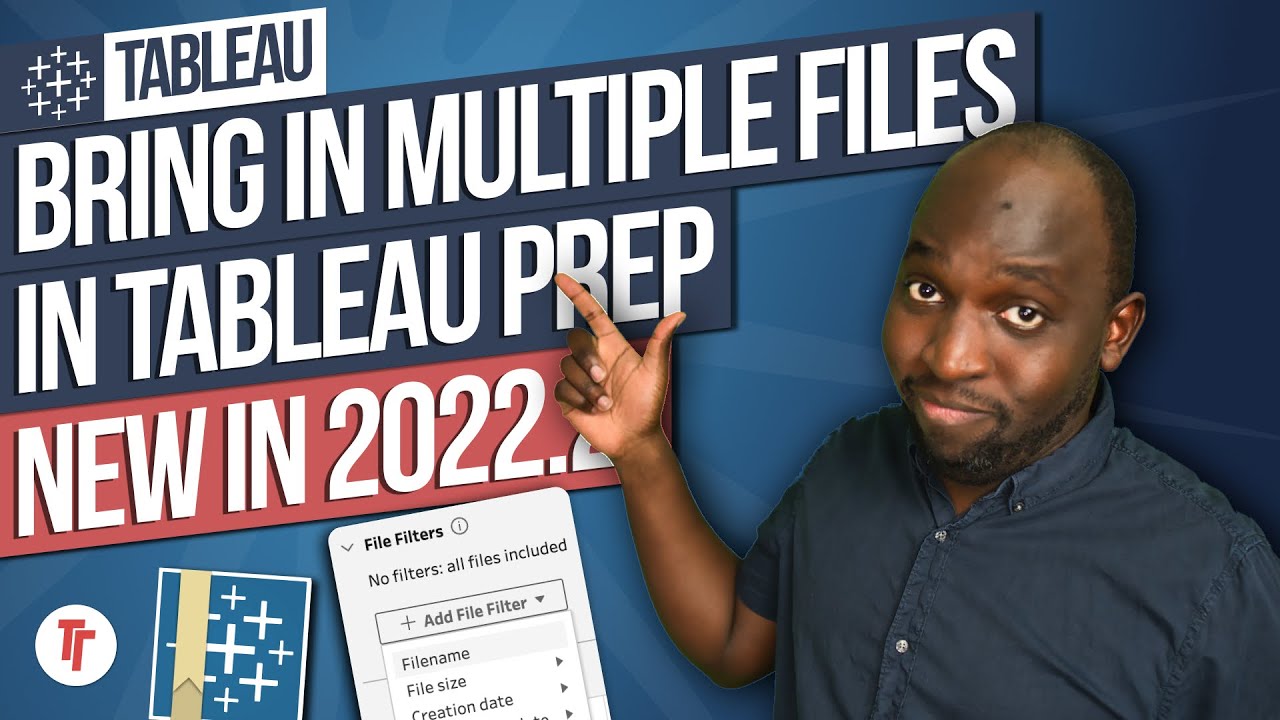 Подключение к нескольким файлам Excel и CSV в Prep — новое в Tableau 2022.2