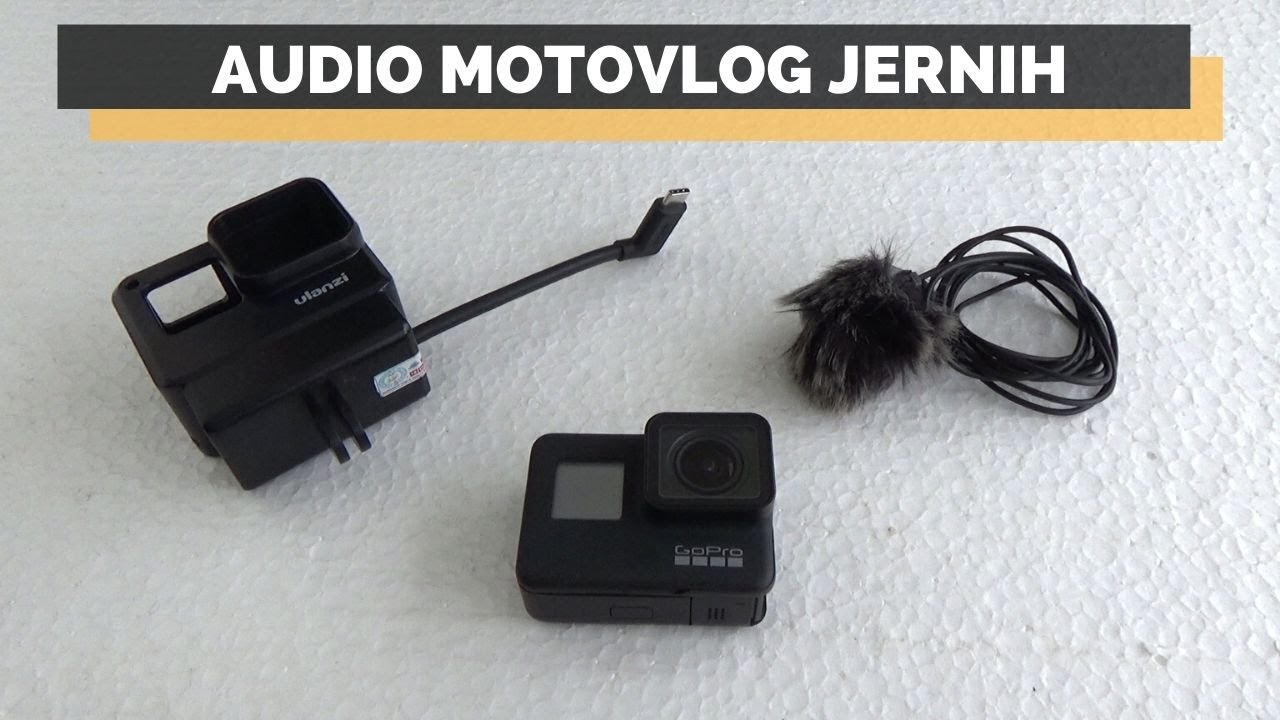 Mic untuk Motovlog Murah Audio Jernih (GoPro Hero7 Black)