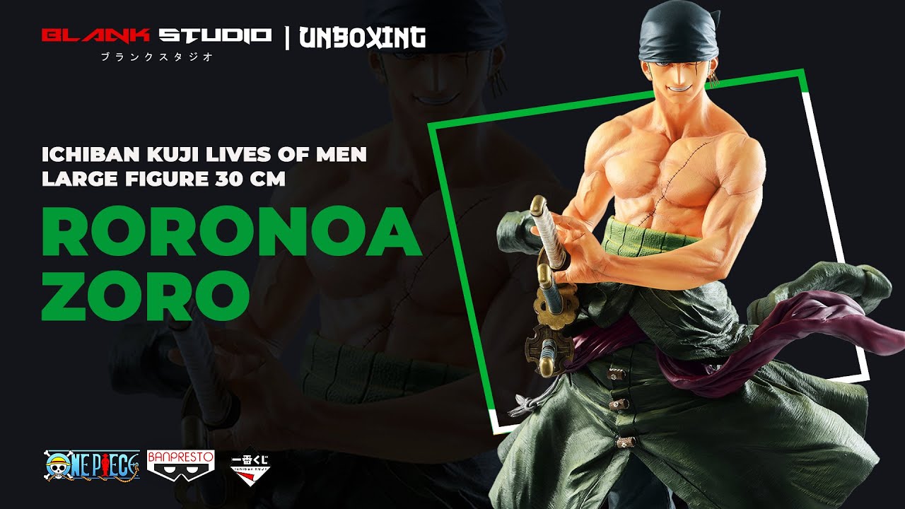 Ichiban Kuji Roronoa Zoro 30cm Large Figure | One Piece (UNBOXING)