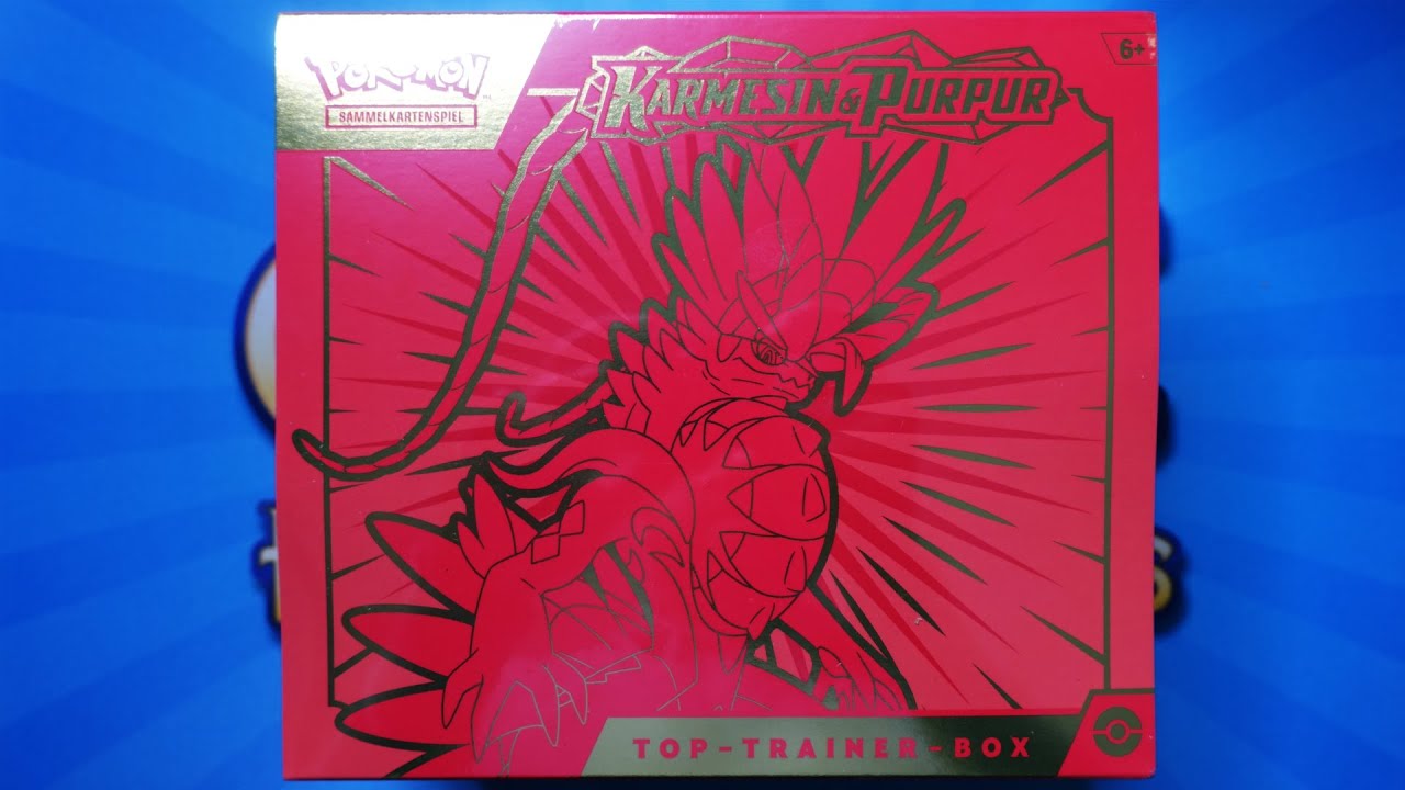 Coole Box mit Promo Karte - Karmesin & Purpur TOP TRAINER BOX - Unboxing / Opening