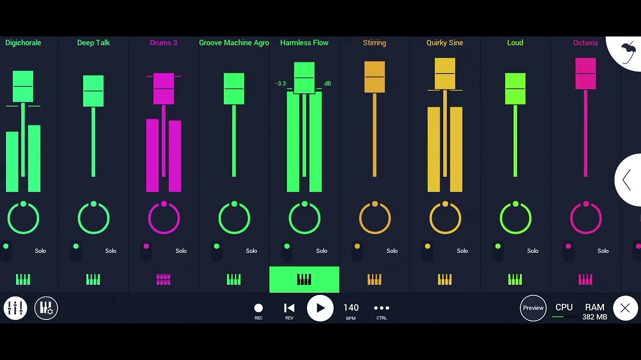 Nightcore/techno fl studio mobile tru