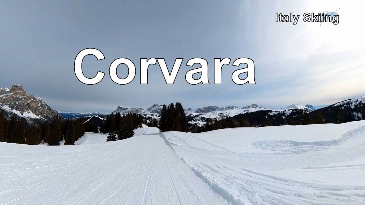 Italy Skiing Corvara #italy #dolomites #skiing #wintersports #mountains