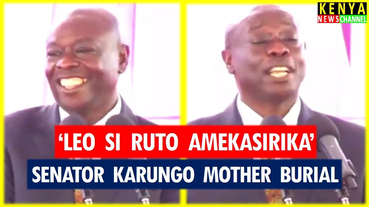Gachagua FULL HILARIOUS Speech today at Karungo Thangwa Mother Burial destroying Ruto in Kiambu