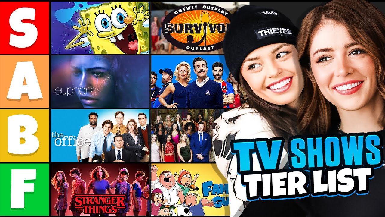 TV Shows Tier List Challenge ft. Valkyrae, Chrissy Costanza