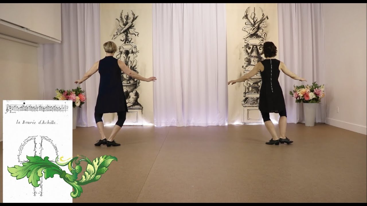 The Bourée Achille part 1 - Baroque dance class