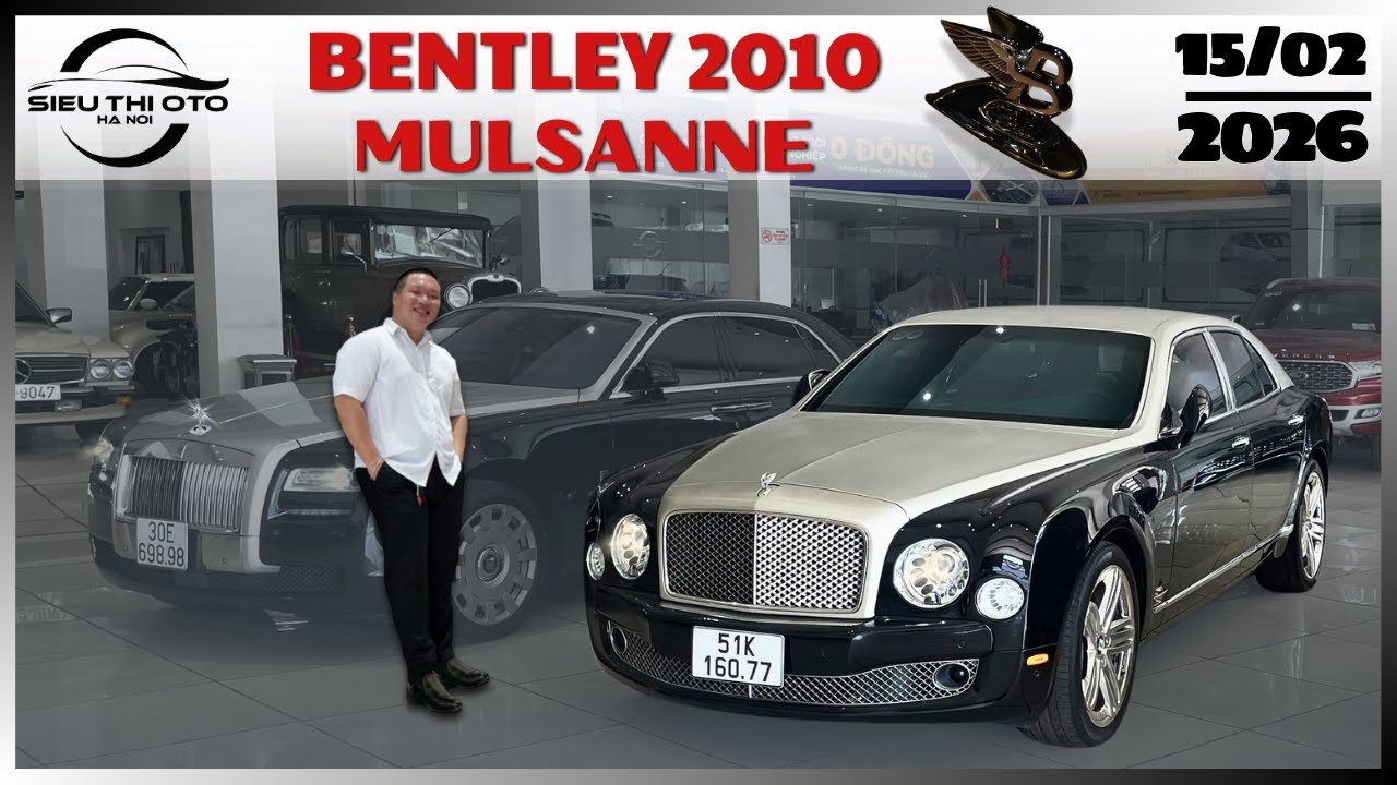 BENTLEY 2010 MULSANNE CHỈ VỚI 5.X TỶ