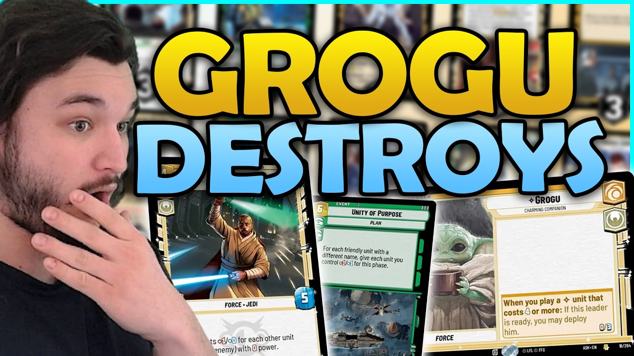 DESTROYING Opponents With GROGU! | Star Wars Unlimited