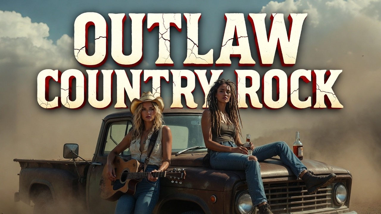 Outlaw Country Rock 🔥 Outlaw Nights, Country Lights 🎸 Country Rock