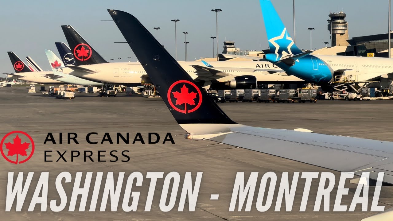 Отчёт о поездке | Вашингтон — Монреаль | Эконом-класс Air Canada Express | Embraer E175