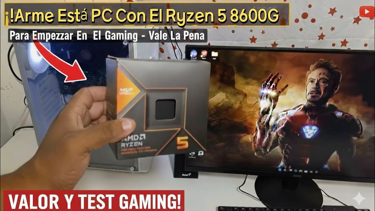 Arme Esta PC Con El Ryzen 5 8600G Para Empezar En El Gaming - Vale La Pena 