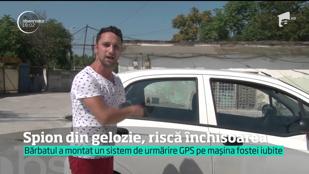 Un tânăr a montat un dispozitiv de urmărire prin GPS pe maşina fostei sale iubite