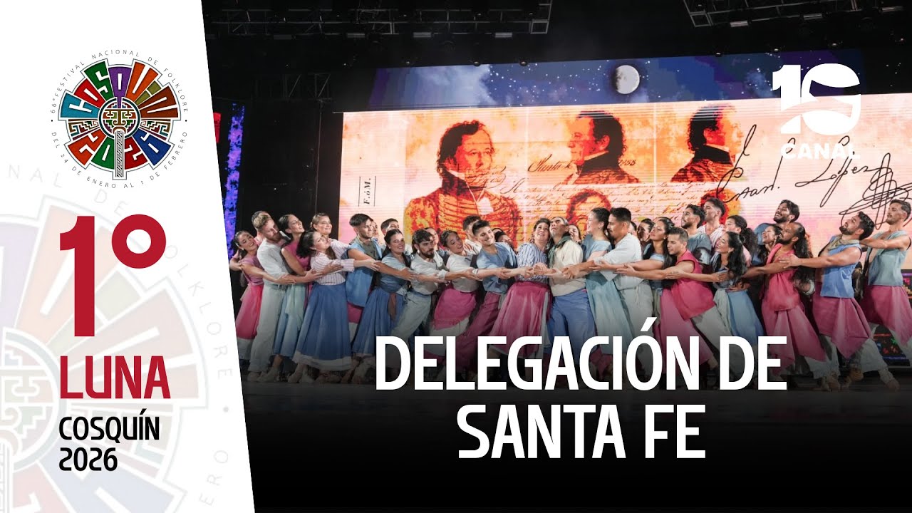 Delegación de la Provincia de Santa Fe en Cosquín 2026 | Festival Nacional de Folklore