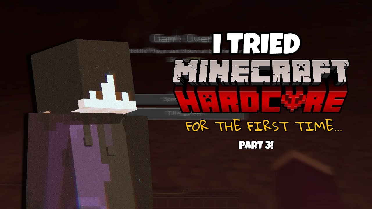 I Tried Hardcore Minecraft for the First Time... (What a terrible day)