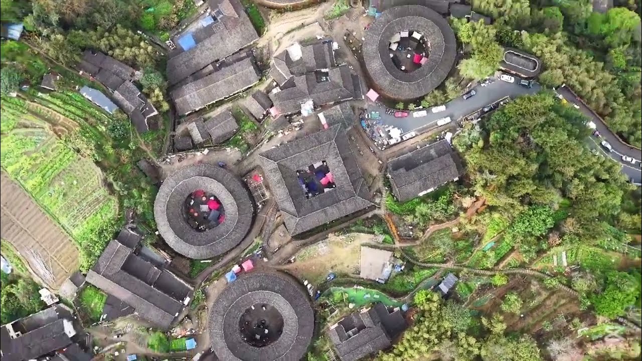 南靖田螺土樓(空拍與手機錄影)
