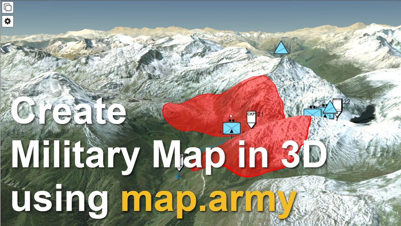 Military Maps in 3D