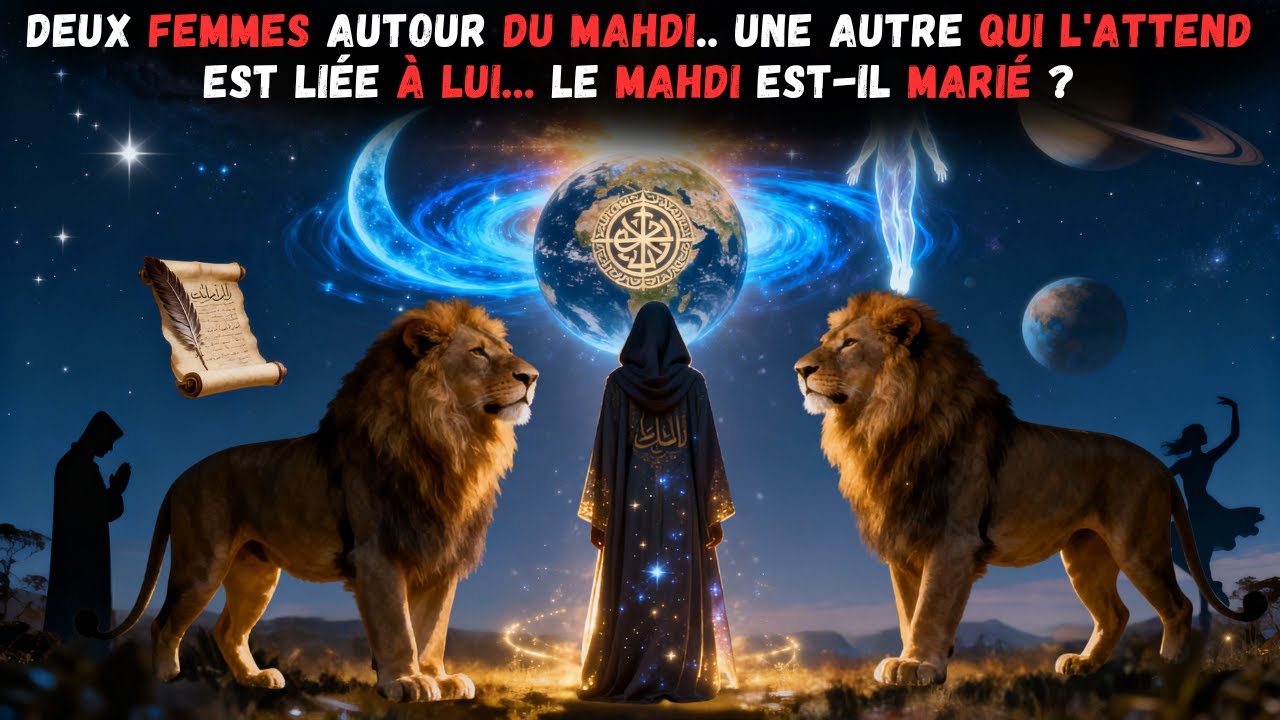 Deux femmes entourent le Mahdi, une autre l'attend, liée à elle… Le Mahdi est-il marié ? .