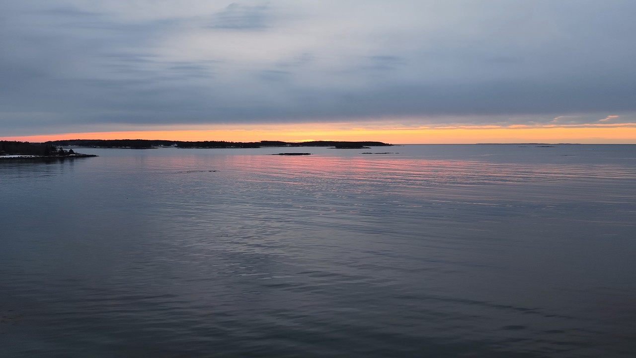 Clark Island at Sunrise -- Late Winter | Maine