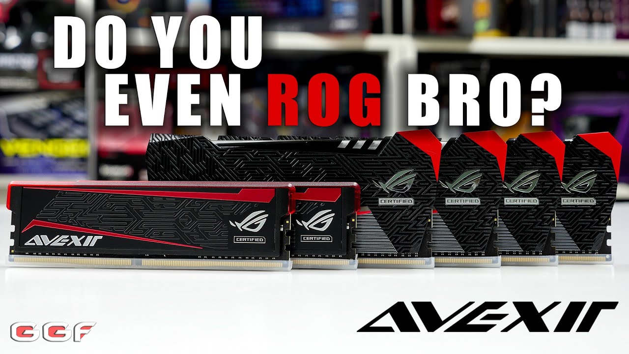 Avexir ROG Red Tesla and Impact Memory Kits