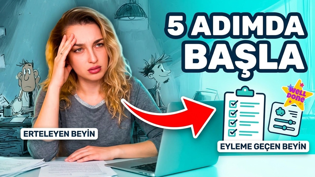 İşler nasıl biter ? Erteleme sorununu çözün. | DEHB ve eylem felci