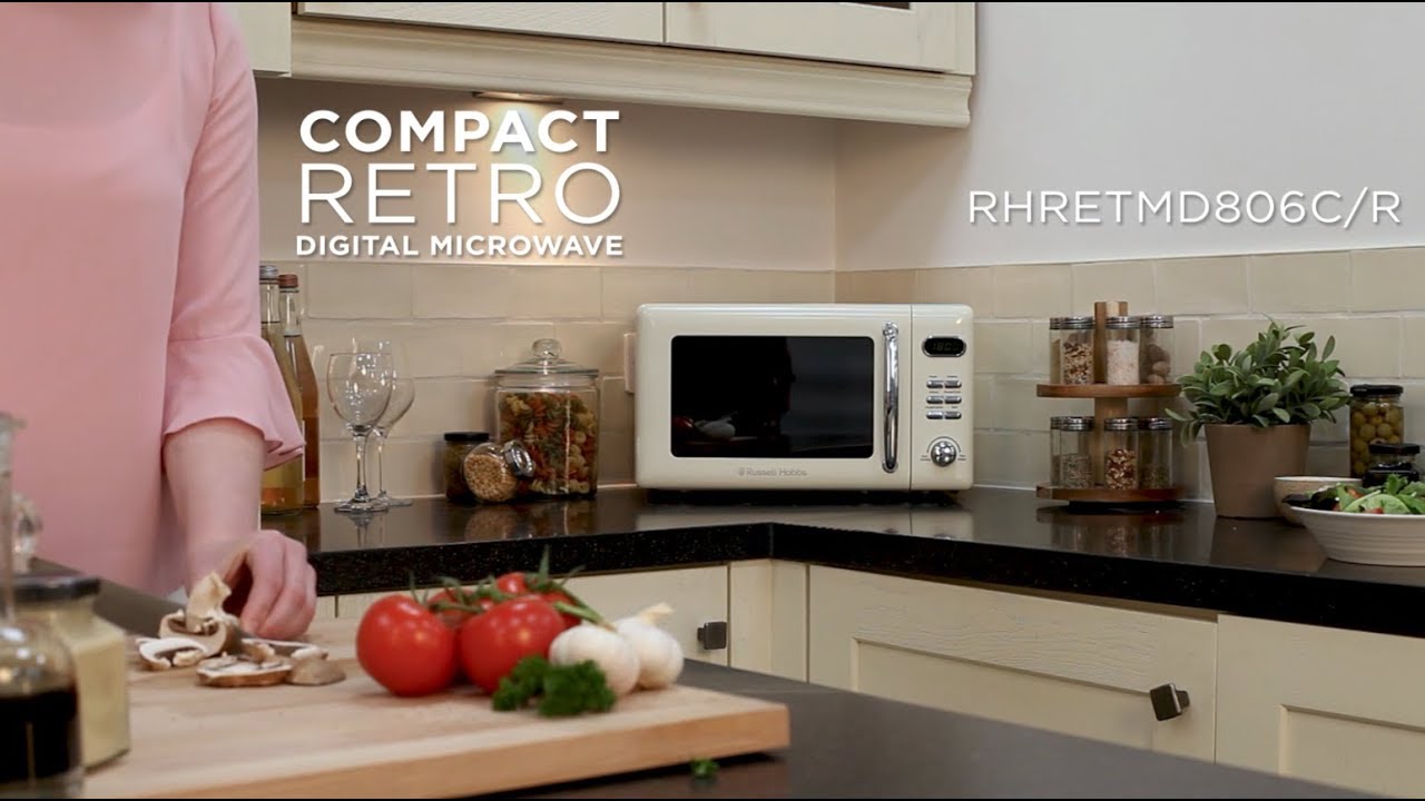Russell Hobbs Retro Digital Microwave RHRETMD806CR
