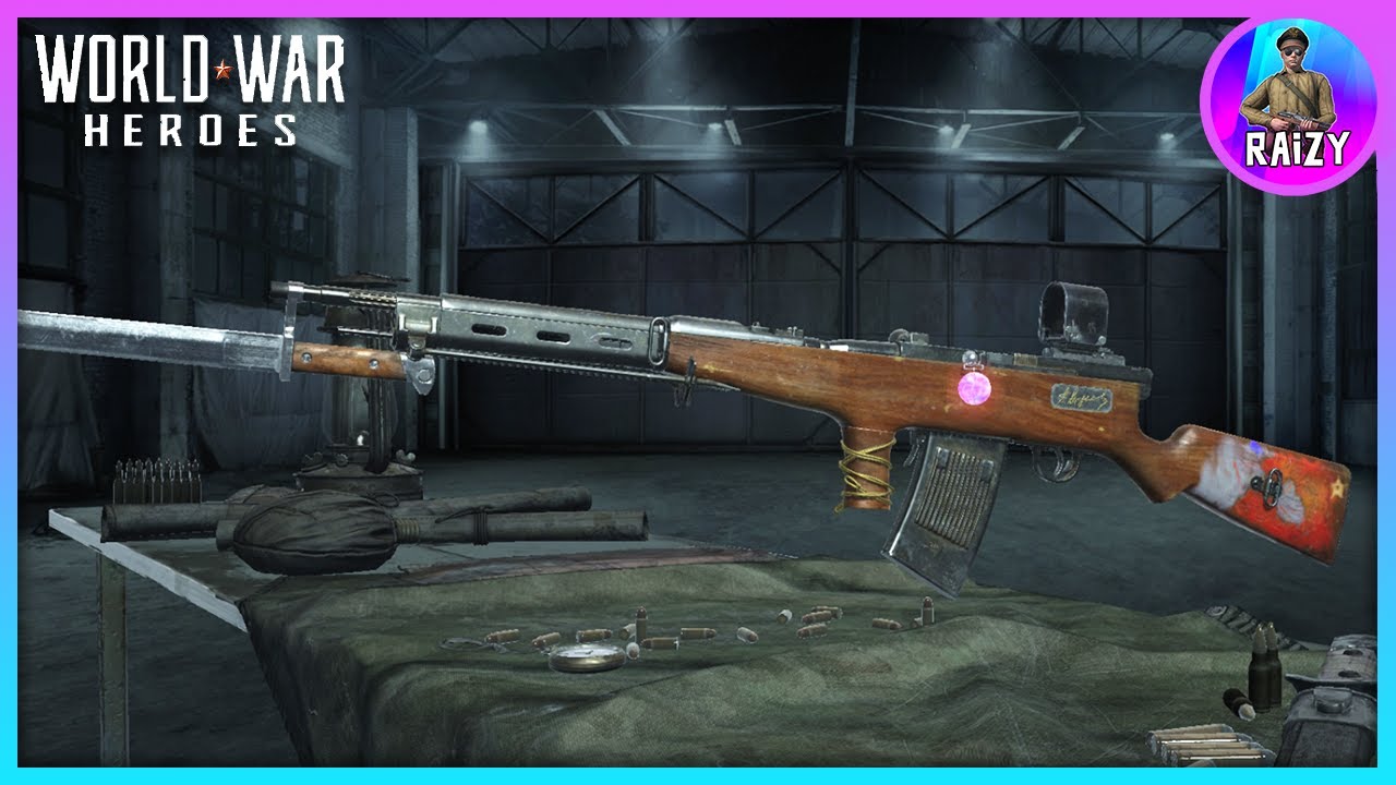 Fedorov Assault Rifle Gameplay | World War Heroes