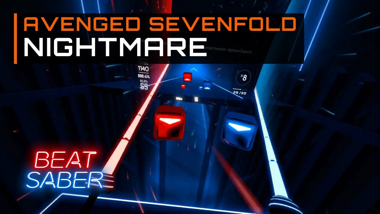 Avenged Sevenfold - Nightmare | FULL COMBO on Expert Plus | Beat Saber