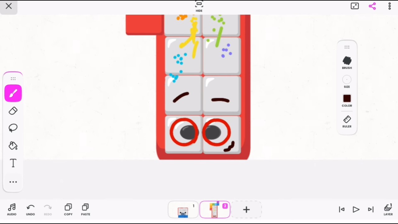 Remake Numberblock 16 to 20 Into Emojis In Flipaclip | Transformation Numberblocks Emojis