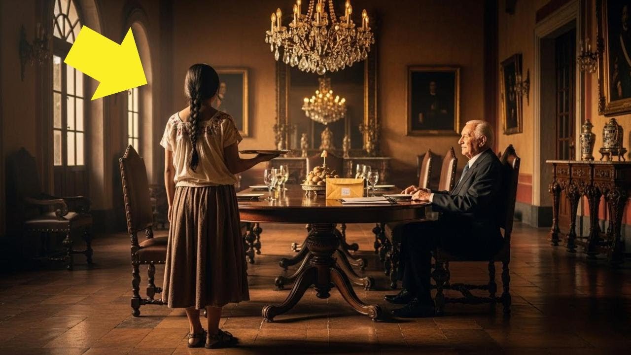 Niña huérfana sirvió una cena a un millonario — pero él le dejó todo en su testamento…