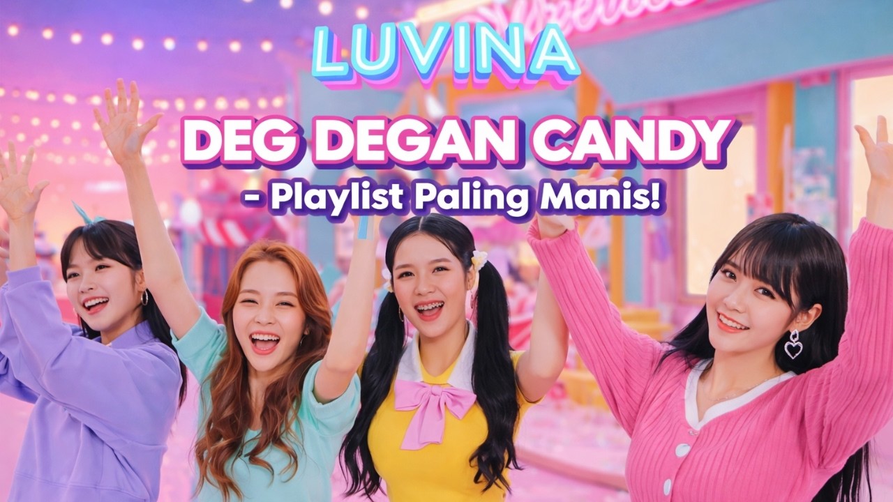👩‍🦰(Virtual Girl Group) 'LUVINA' - DEG DEGAN CANDY (K-Pop Style) - Uvibe Original