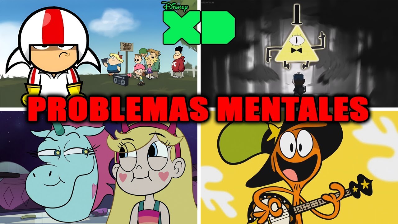 TOP: 10 PERSONAJES con PROBLEMAS MENTALES de CARICATURAS de DISNEY XD