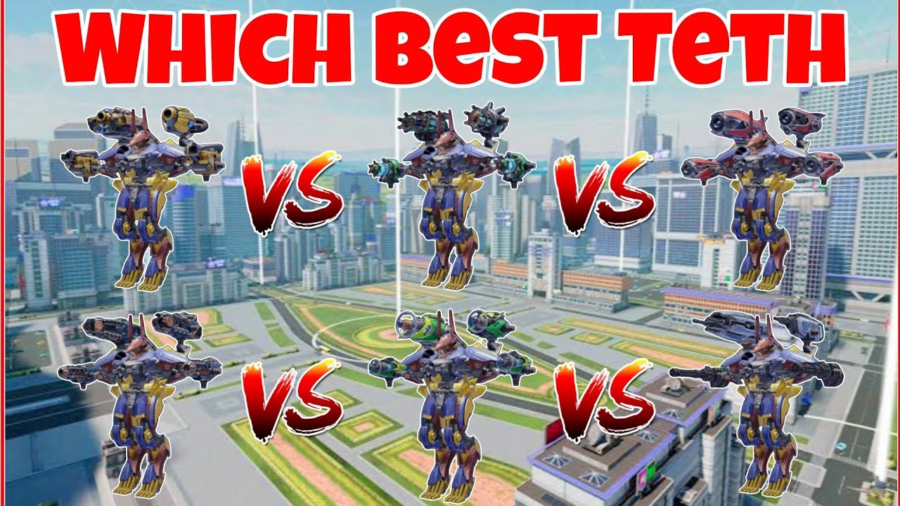 WR🔥 Which is Best Teth Weapon Comparison ||WAR ROBOTS||