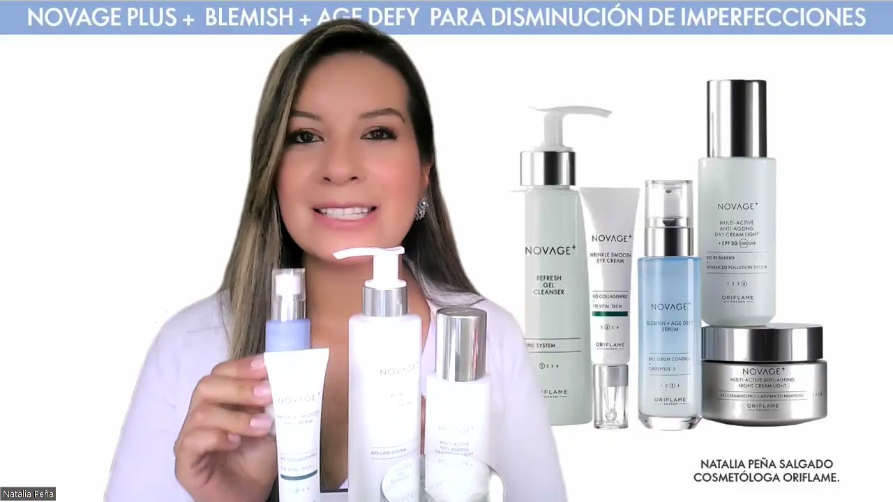 Rutina Antimperfecciones Novage plus+ Oriflame