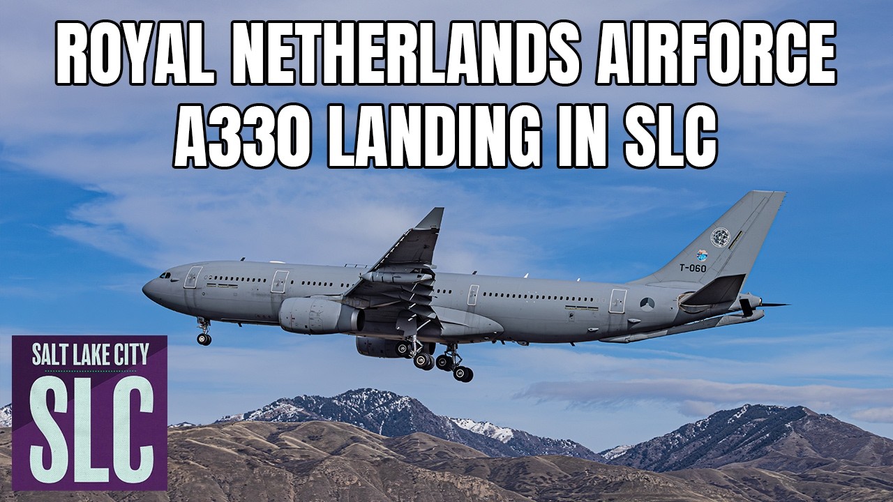 ✈️ [SLC] Royal Netherlands Air Force Airbus A330 Tanker Landing at Salt Lake City Utah Planespotting