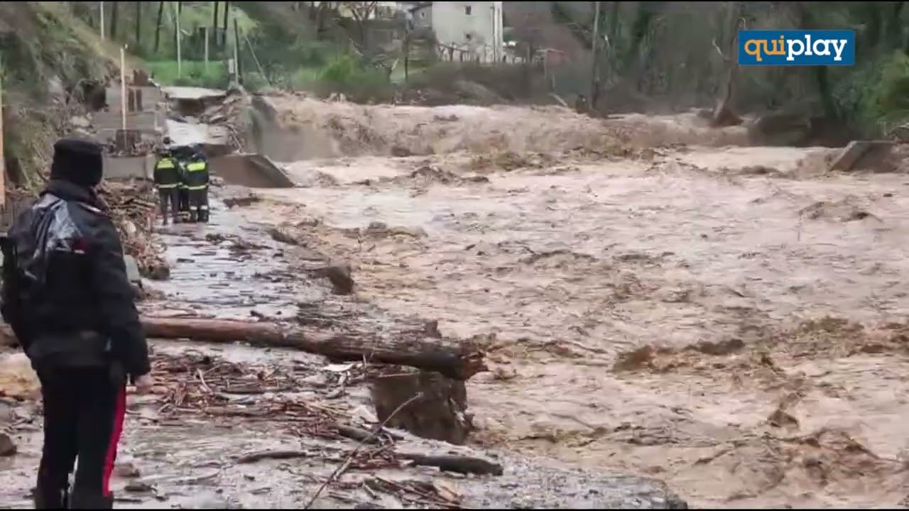 Allerta massima a Cosenza: famiglie isolate nell'area del torrente Jassa