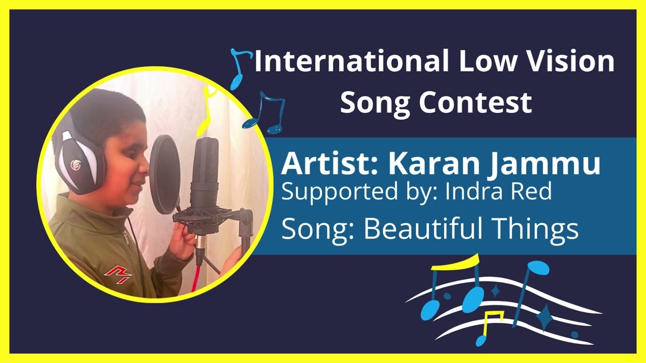 International Low Vision Song Contest - Karan Jammu- Beautiful Things