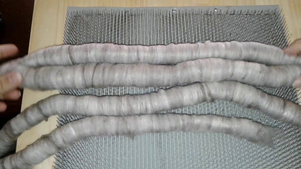 Fleece to Custom Cardi // Part 2 -- millions of rolags!