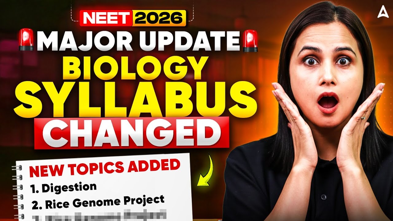 NEET 2026 Latest Update | New Biology Topics Added? Dr Gargi