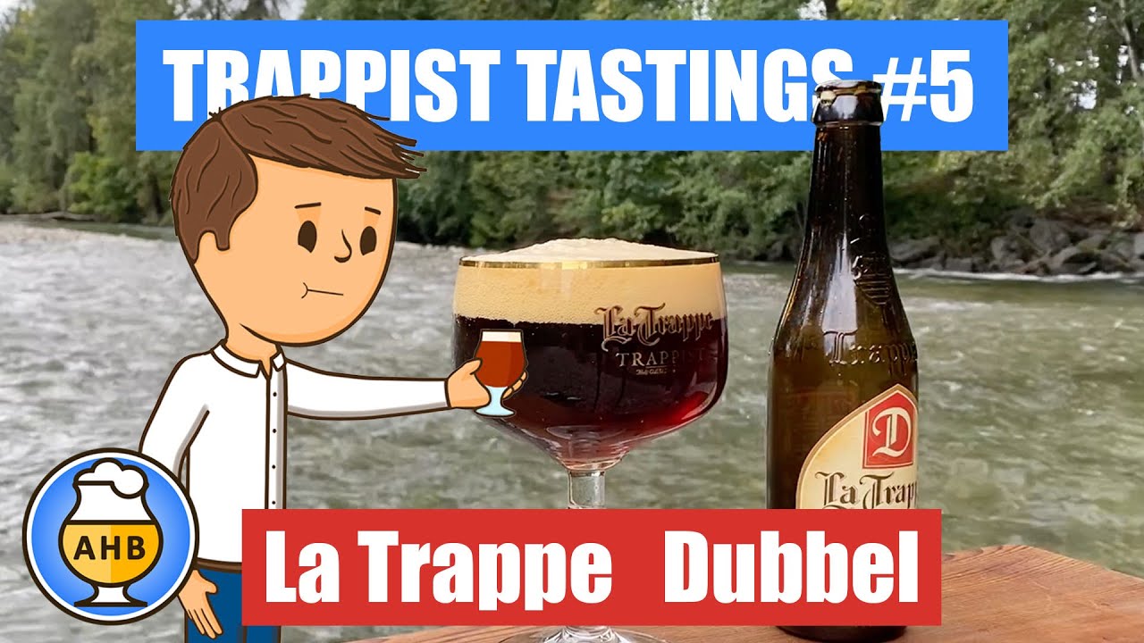 La Trappe Dubbel Trappist Ale Pouring, Tasting & Review (Trappist Tasting #5)