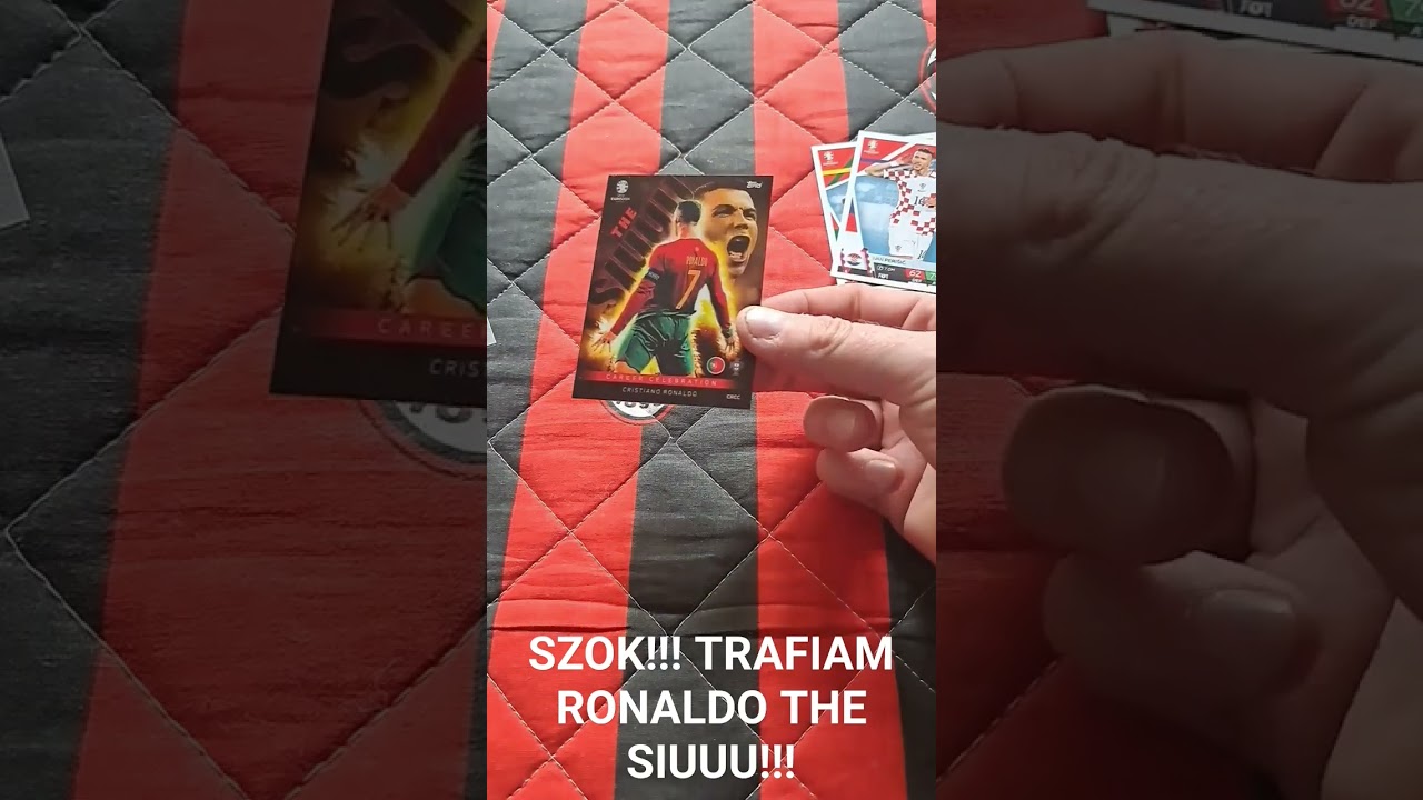 HIT!!! I OPEN ONE PACK FOR 12 PLN FROM THE TOPPS EURO 2024 GERMANY COLLECTION AND I HIT THE SIUUU!!!