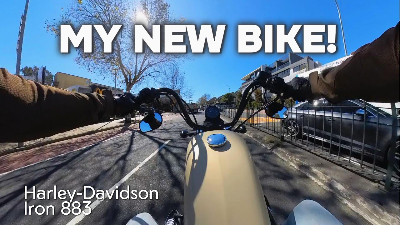 MY NEW BIKE | Harley-Davidson Sportster Iron 883 | Sydney, Australia
