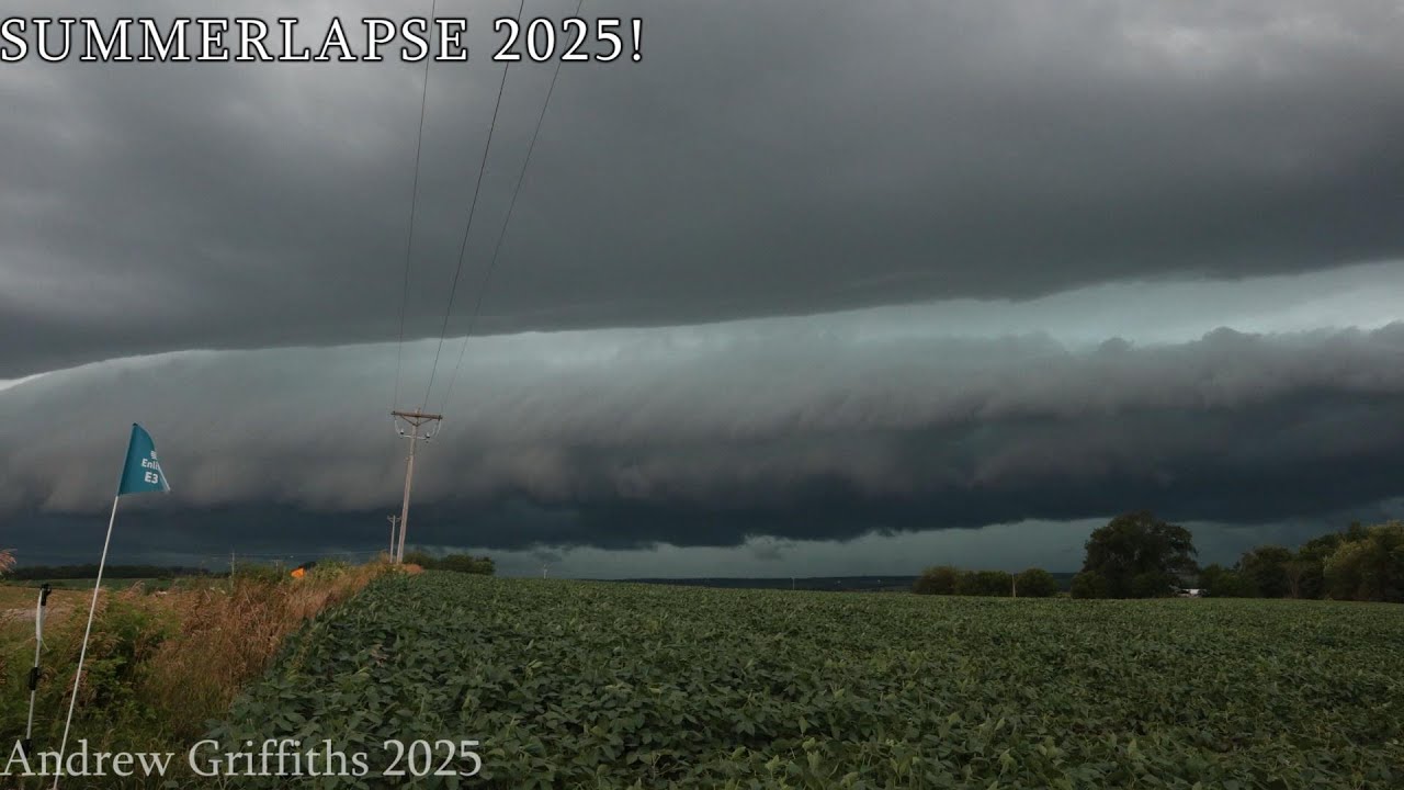 SUMMERLAPSE 2025 - A Timelapse Movie of Natures Fury in the Midwest