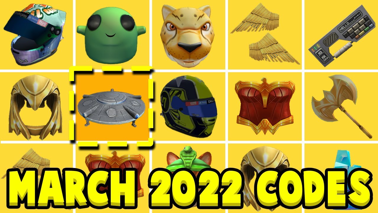 ALL NEW MARCH 2022 ROBLOX PROMO CODES! New Promo Code Working Free Items (Not Expired)