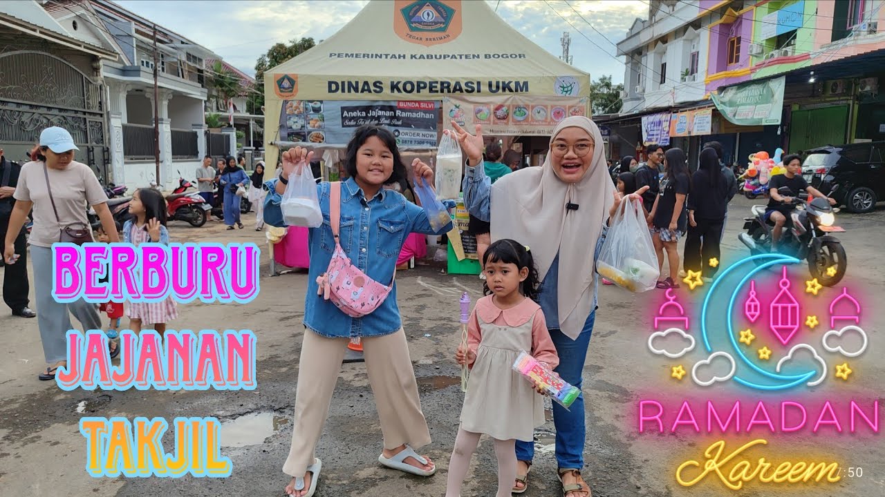 ADRENALINE NGABUBURIT DAN BERBURU TAKJIL UNTUK BERBUKA PUASA - RASANYA PENGEN BELI SEMUANYA 😁