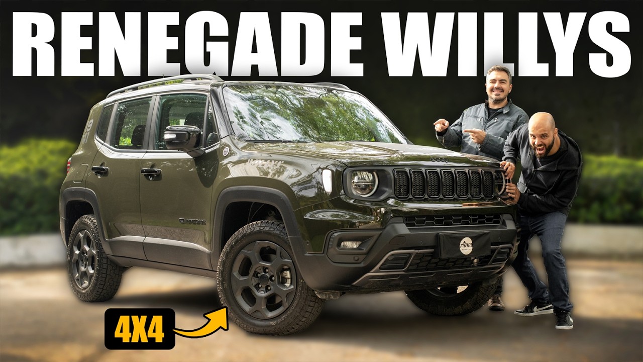 RENEGADE WILLYS, a edição limitada do JEEP com tração 4x4 e verde exclusivo! Vale a pena?